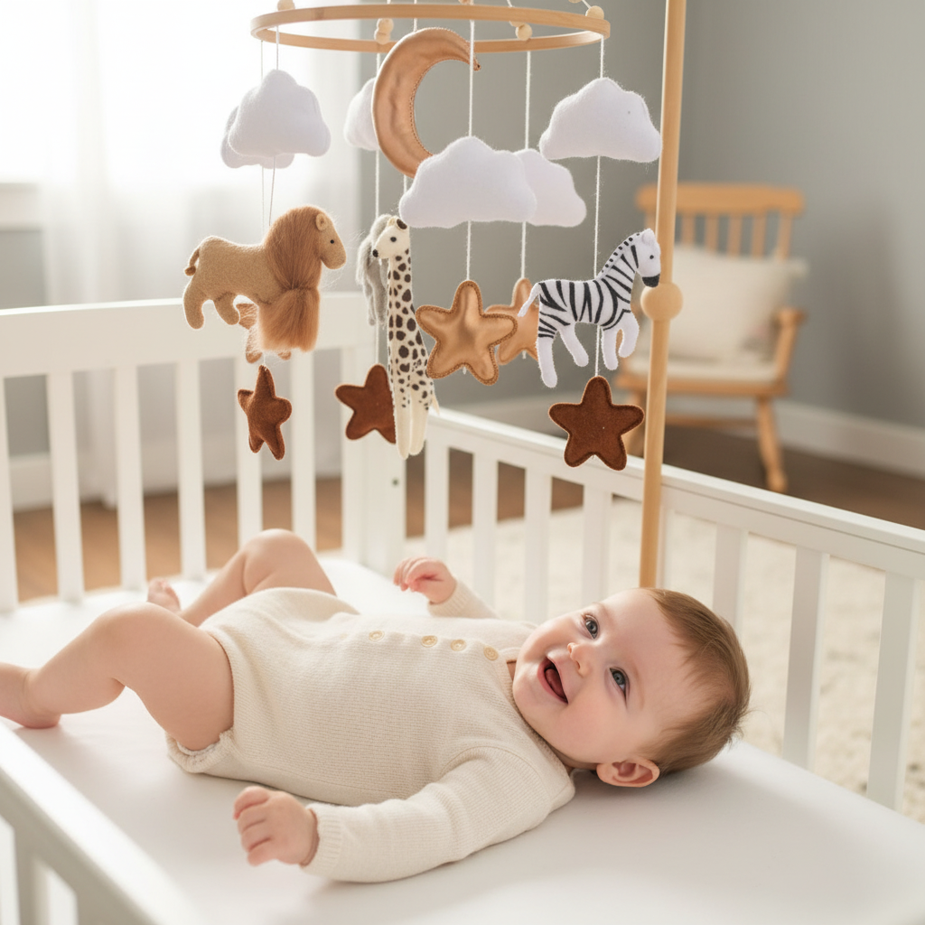 Mobile bébé | Berceuse Colorée