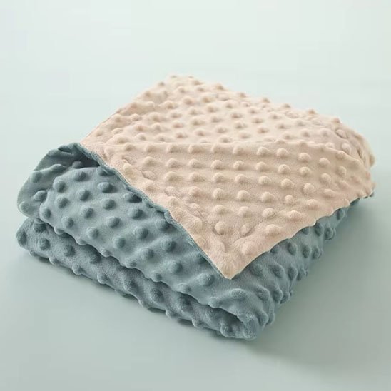 Couverture bébé | Minky Sensorielle