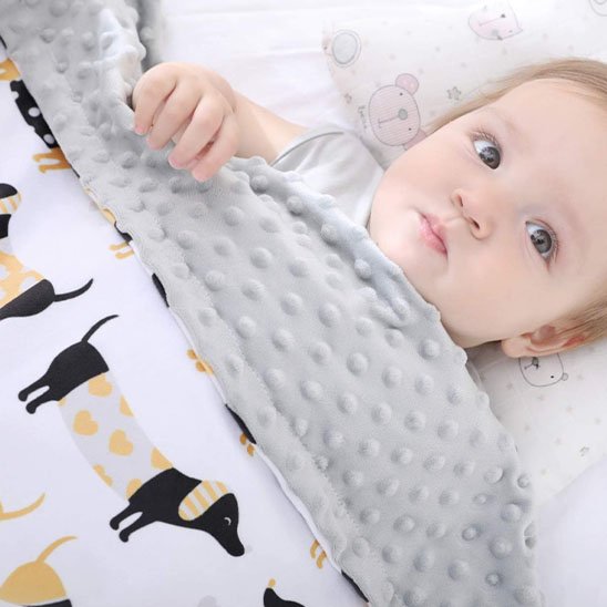Couverture bébé | Ultra-douce fibres naturelles