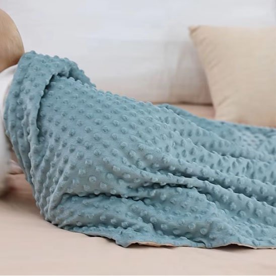 Couverture bébé | Minky Sensorielle