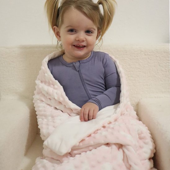 Couverture bébé Minky | Doudou Sensoriel
