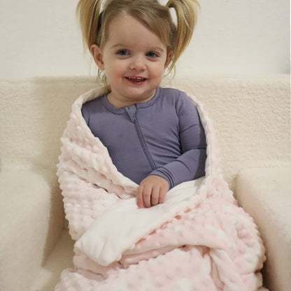 Couverture bébé Minky | Doudou Sensoriel