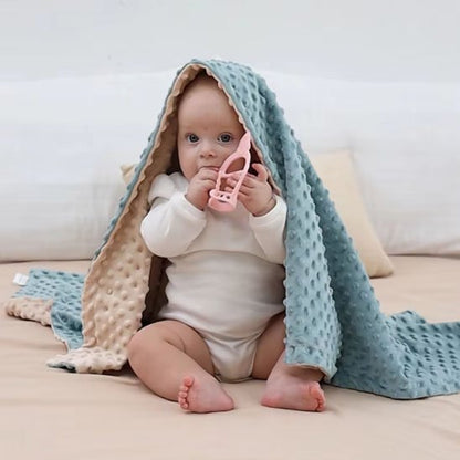 Couverture bébé | Minky Sensorielle