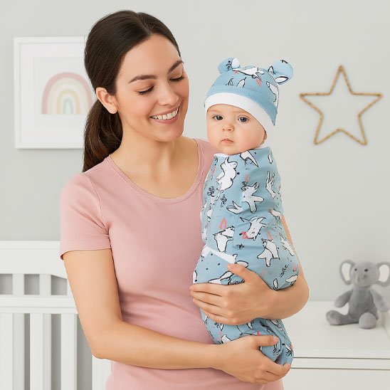 Couverture emmaillotage | Cocon Doux Maternel — Mon Petit Cocon