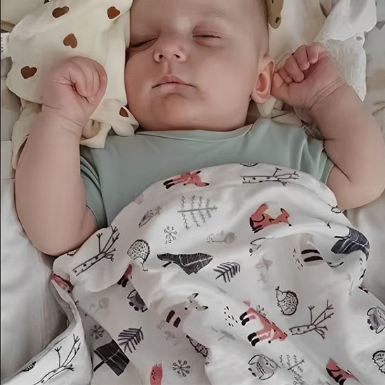 Couverture bébé | Ultra-douce fibres naturelles