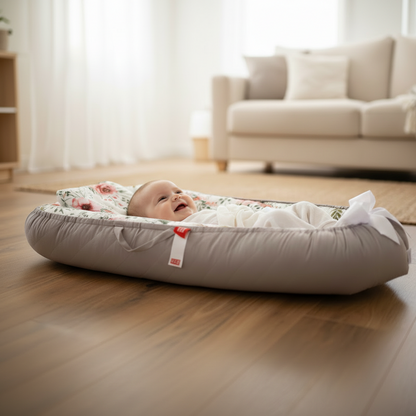 REDUCTEUR DE LIT BEBE - FLEURS