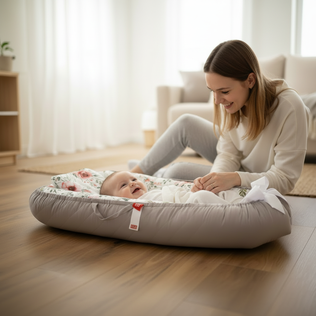 REDUCTEUR DE LIT BEBE - FLEURS