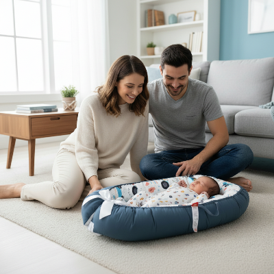 réducteur de lit bébé et parents