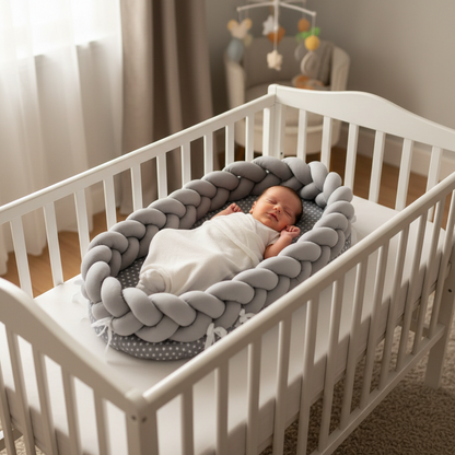 REDUCTEUR DE LIT - TRESSE GRISE