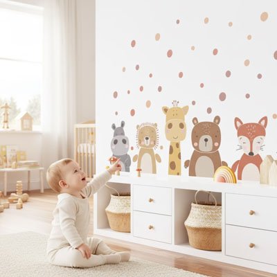 Stickers muraux enfant  bebe