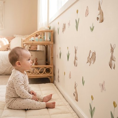 Stickers muraux enfant heureux