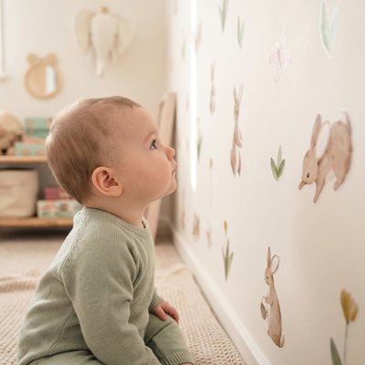 Stickers muraux enfant lapin