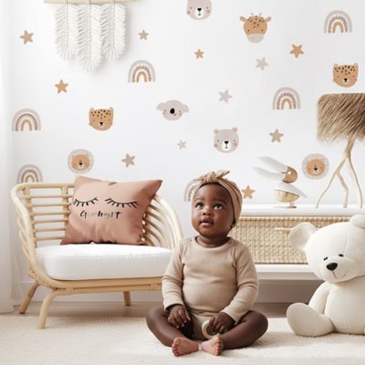Stickers muraux enfant  ours