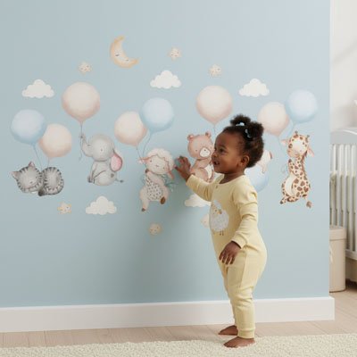 Stickers muraux  pour chambre de filles