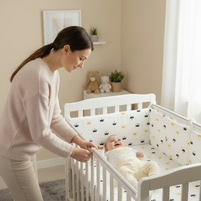 Tour de Lit Respirant - Couronnes