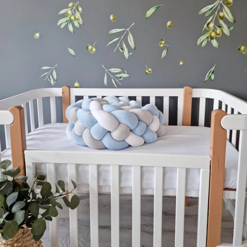 Tresse tour de lit quatre brins berceau