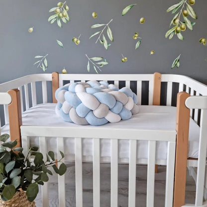 Tresse tour de lit quatre brins berceau