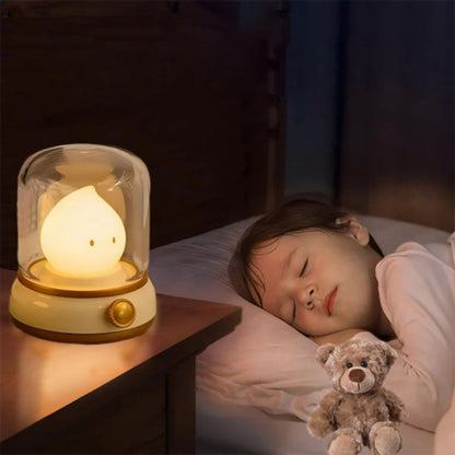 Veilleuse pour bébé style rétro